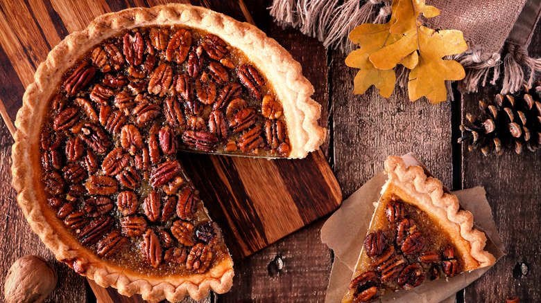 whole pecan pie