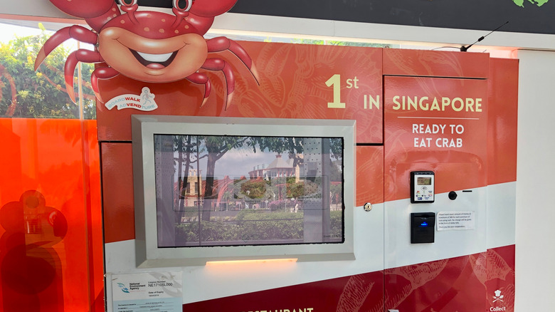 live crab vending machine