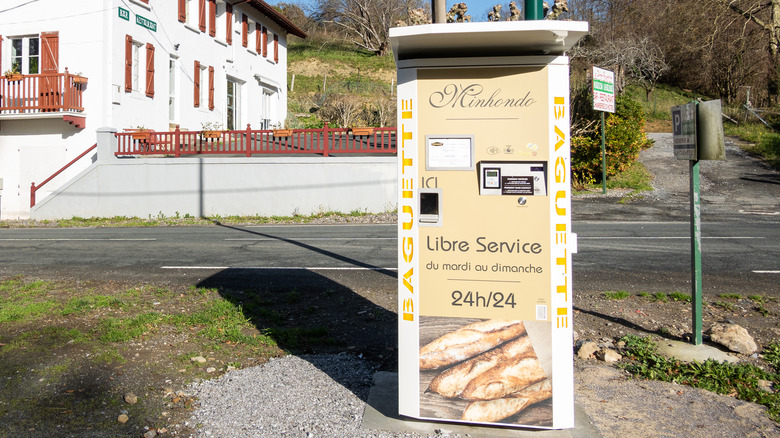 French baguette vending machine