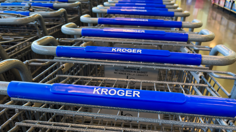 Kroger shopping carts