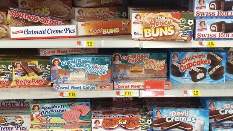 Little Debbie snacks at the store.