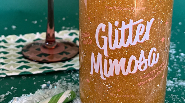 Glitter Mimosa shining at a party