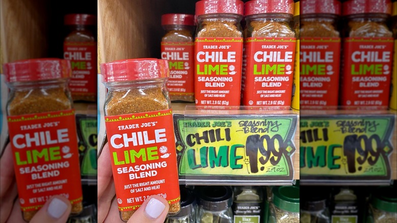 Bottle of Trader Joe's Chile Lime Seasoning