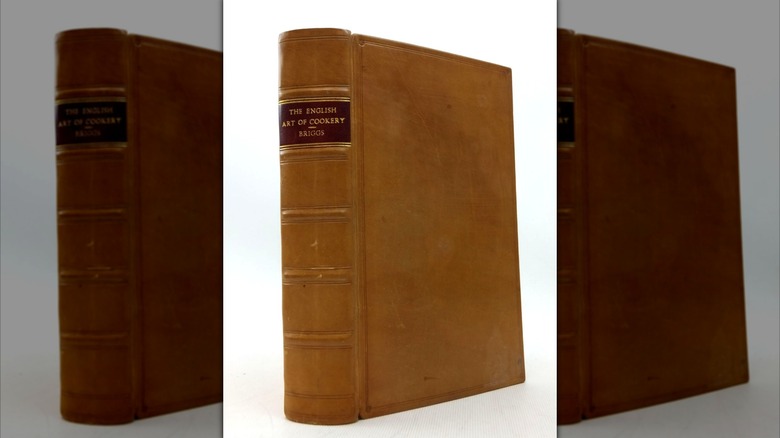 Brown exterior of an edition of The English Art of Cookery