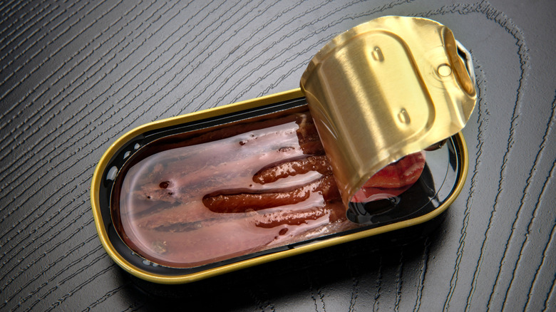 Tin of anchovies