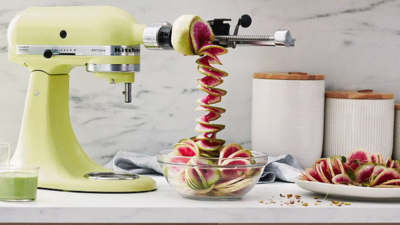 stand mixer spiralizer attachment