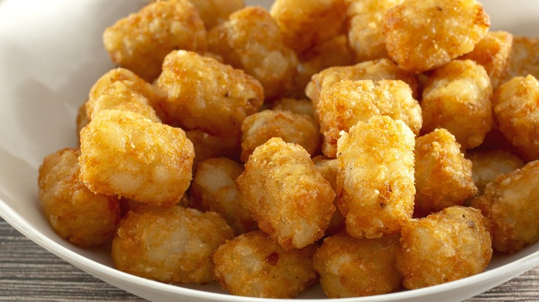 Crispy Tater Tots in bowl
