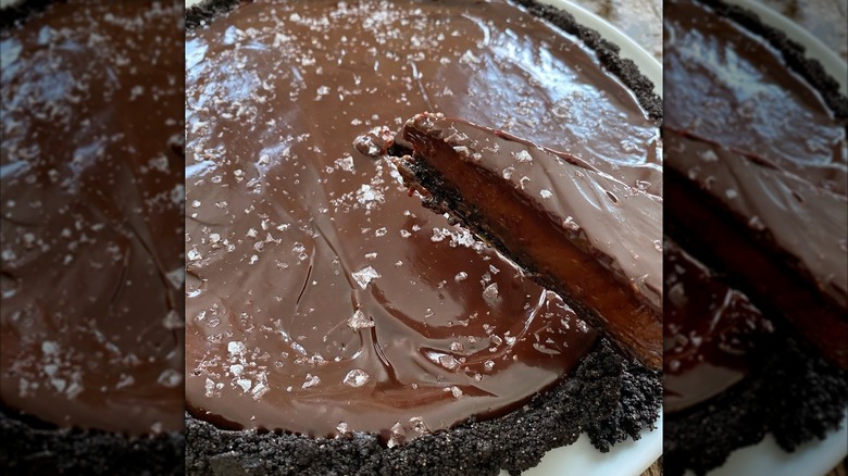 ina garten's dark chocolate salted tart