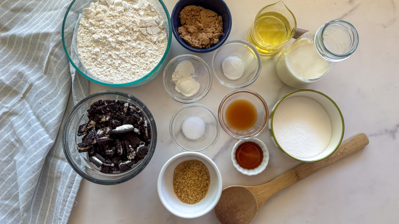 cookies and cream muffin ingredients