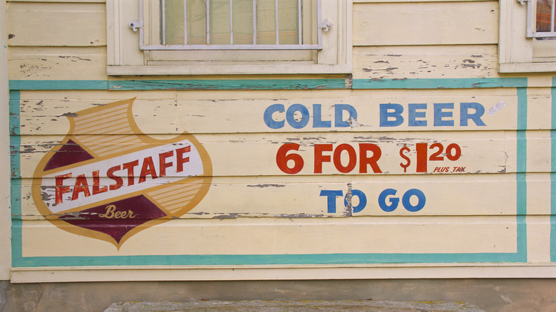 Old-school ad for Falstaff beer.