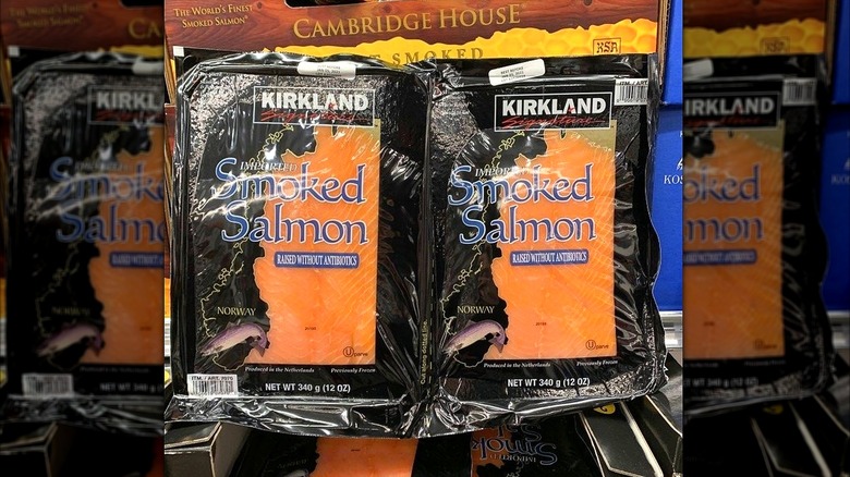 Costco's Kirkland Signature Smoked salmon two-pack