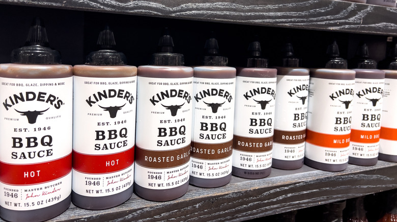 Kinder's BBQ sauce on shelves