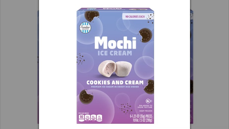 Sundae Shoppe cookies and cream mochi