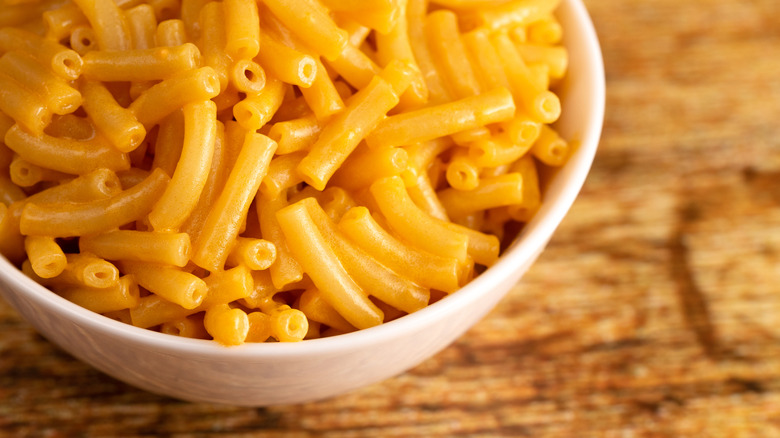 Bowl of macaroni and cheese