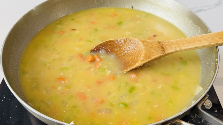 Thickened chicken cobbler base