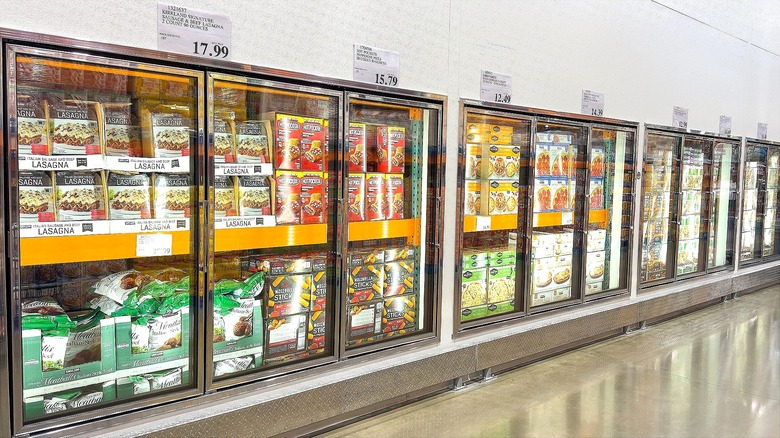 Costco freezer aisle