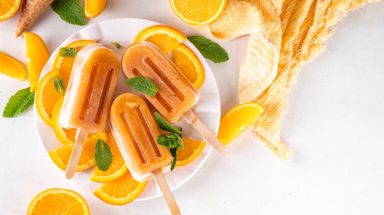 homemade creamiscles on a plate