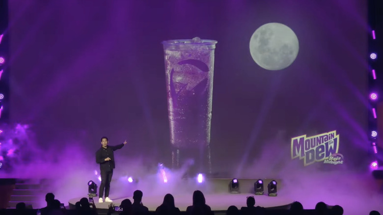 Mountain Dew Baja Midnight announcement at Taco Bell Presents Live Más Live 2025
