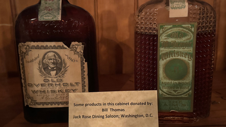 Old Overholt whiskey label