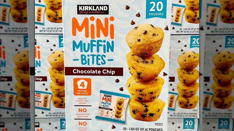 A package of Kirkland's Signature Mini Muffins.