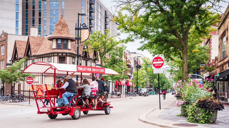 state street in downtown madison, wisconsin