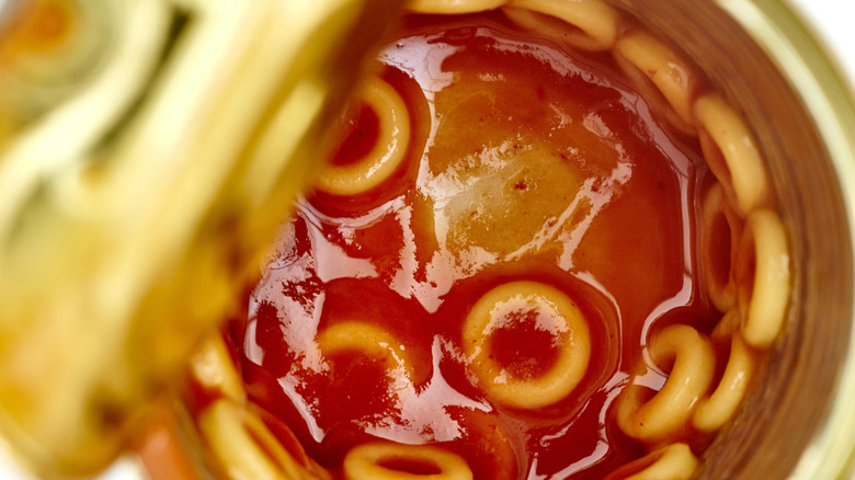 SpaghettiOs in a can