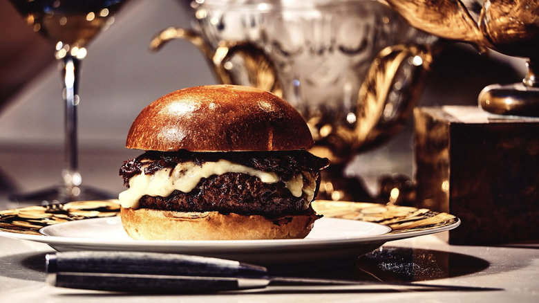 Le Burger from Le B restaurant in New York City