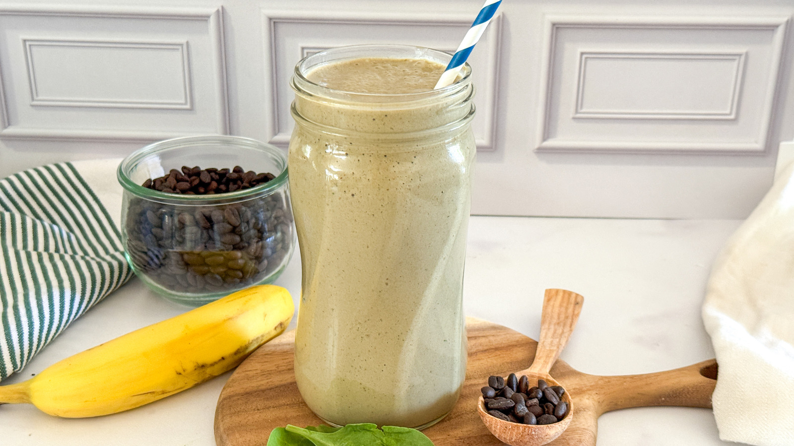 Rezept für Kaffee-Smoothie mit Pflanzenproteinen