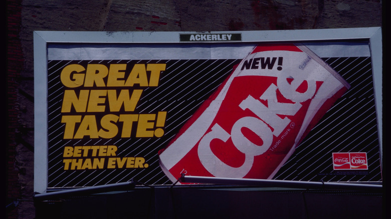 Billboard for New Coke