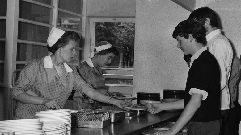 Vintage cafeteria style restaurant