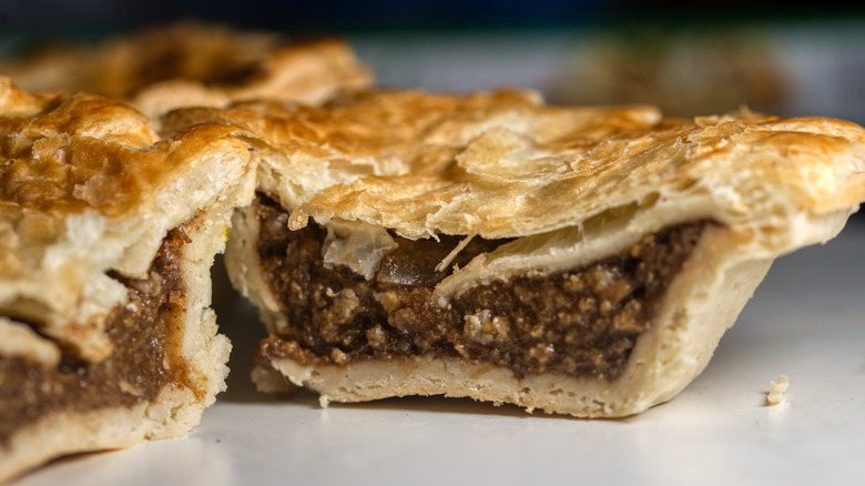 Slice of steak and kidney pie