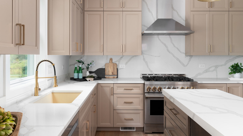 Updated kitchen with island