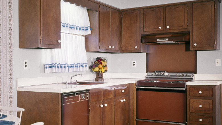 old kitchen cabinets