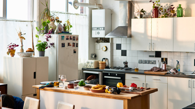 A kitchen interior