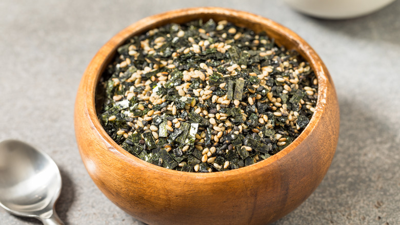 bowl of japanese furikake seasoning