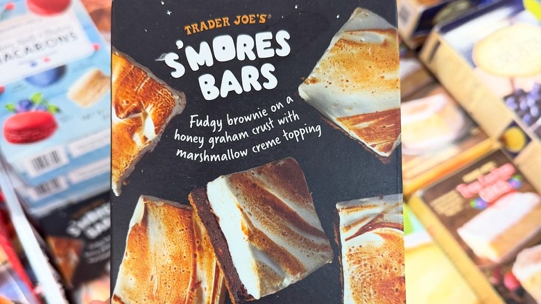 A box of S'Mores Bars at Trader Joe's