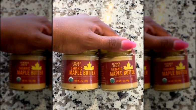Two jars of Organic Maple Butter