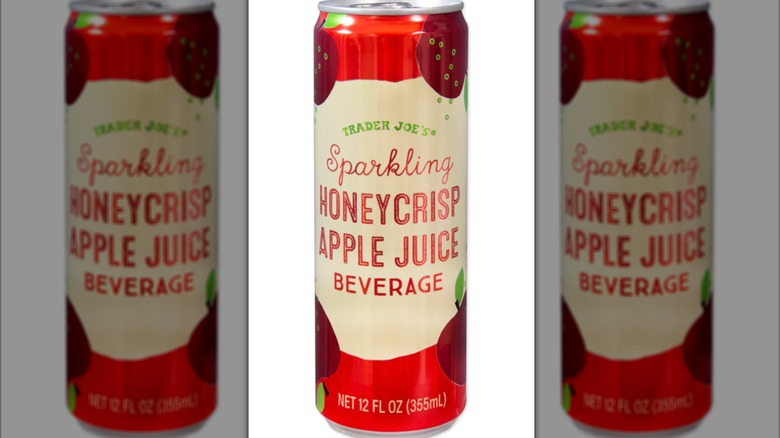 Can of Sparkling Honeycrisp Apple Juice