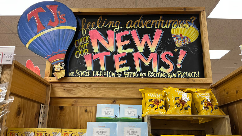 Trader Joe's new item display