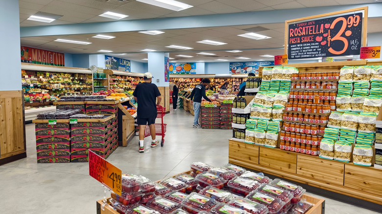 Interior of Trader Joe's