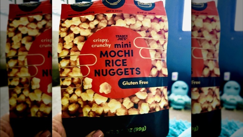 A package of Trader Joe's Mini Mochi Rice Nuggets