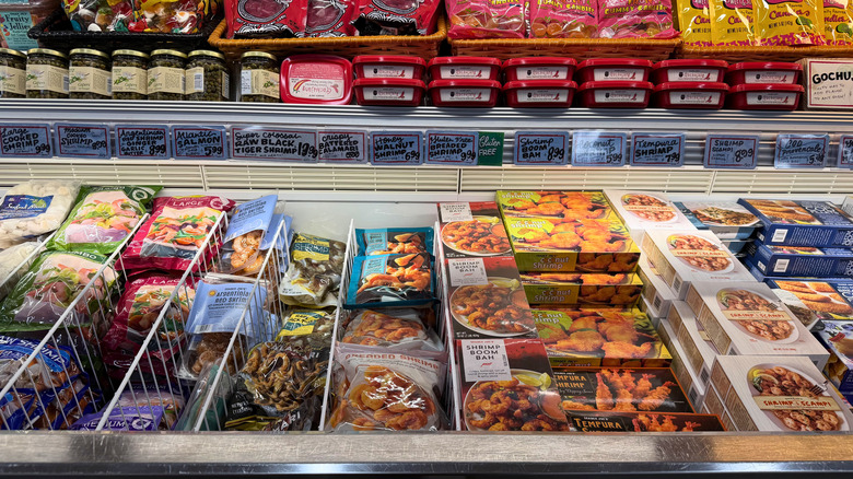 The frozen pre-cooked section at Trader Joe's