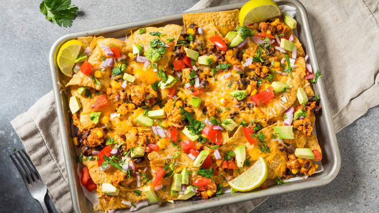 Plate of nachos