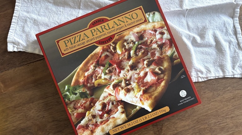 Trader Joe's pizza parlanno