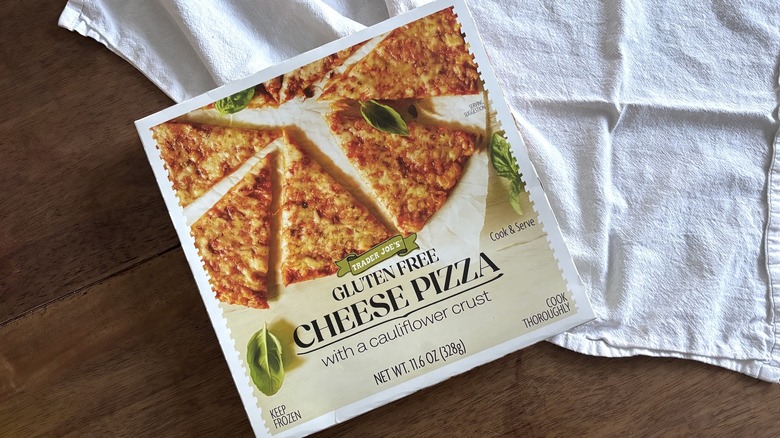 Trader Joe's gluten free cheese pizza