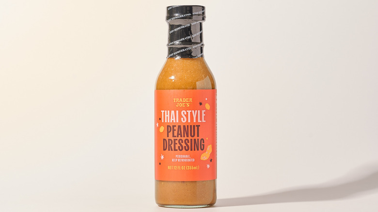 peanut dressing on a table