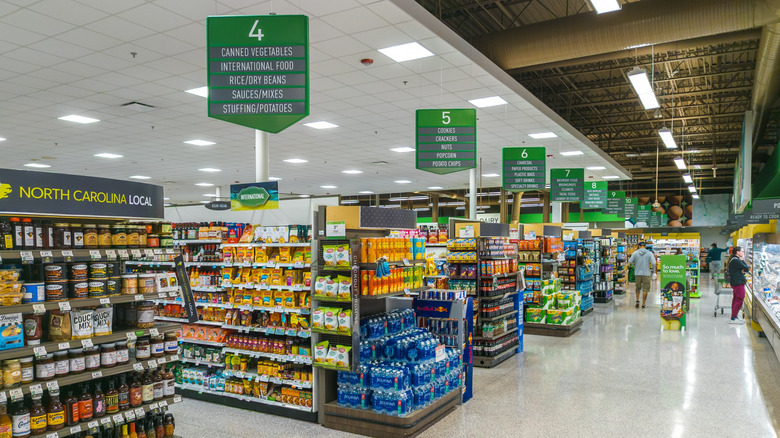 Inside Publix store