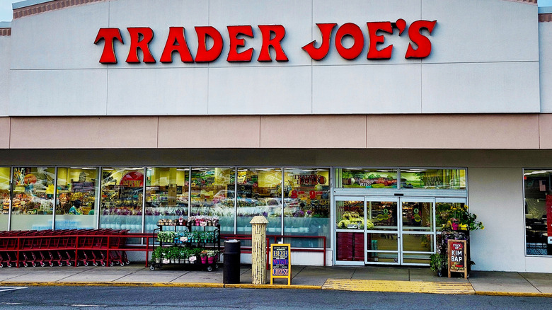 Outside of a Trader Joe's store