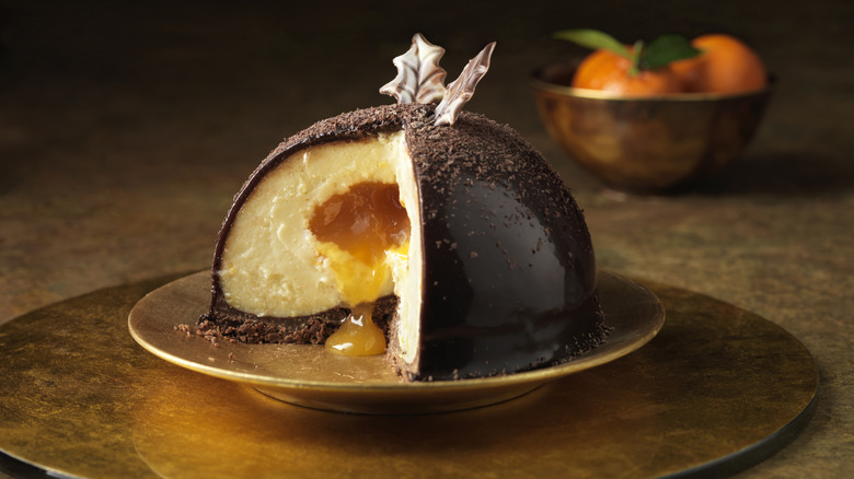 chocolate ice cream bombe
