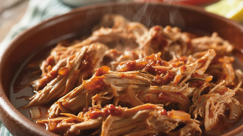 Bowl of pulled pork